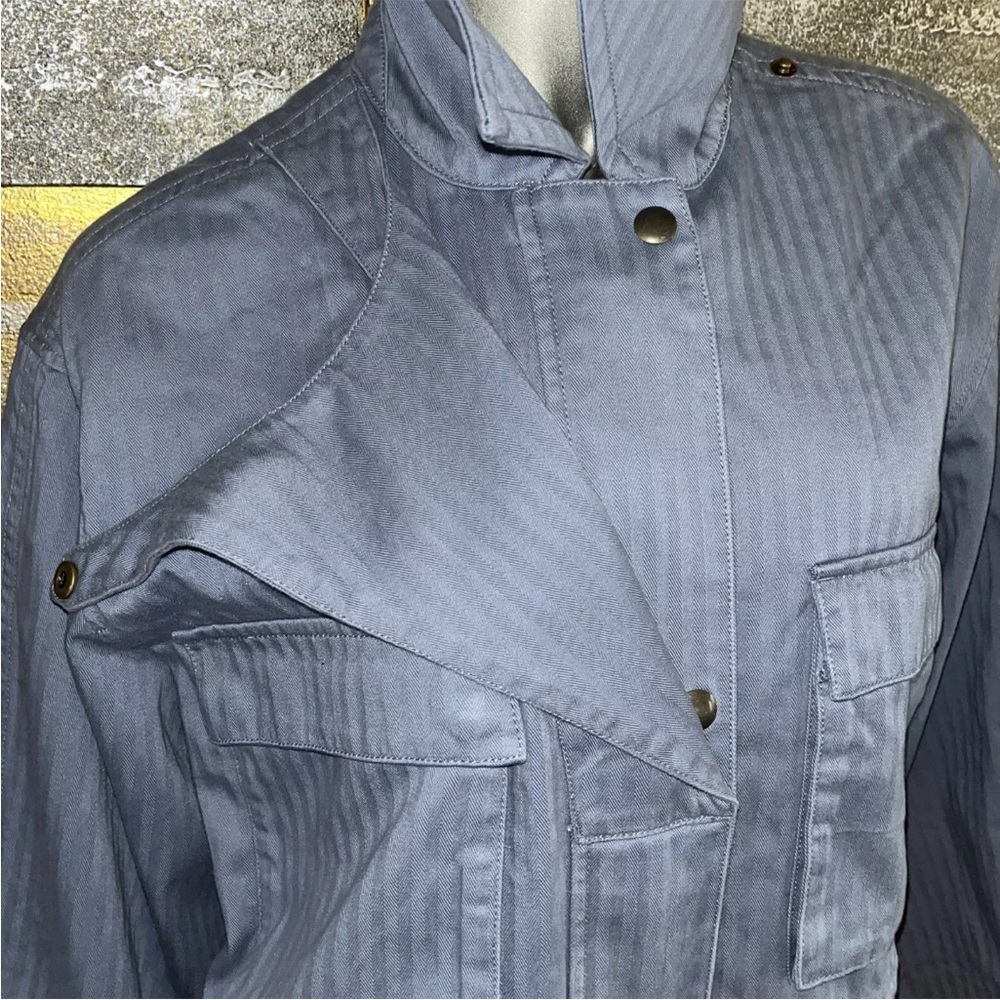 Madewell Oversized Field Jacket Blue Size XL Msrp $168 New - Picture 7 of 13
